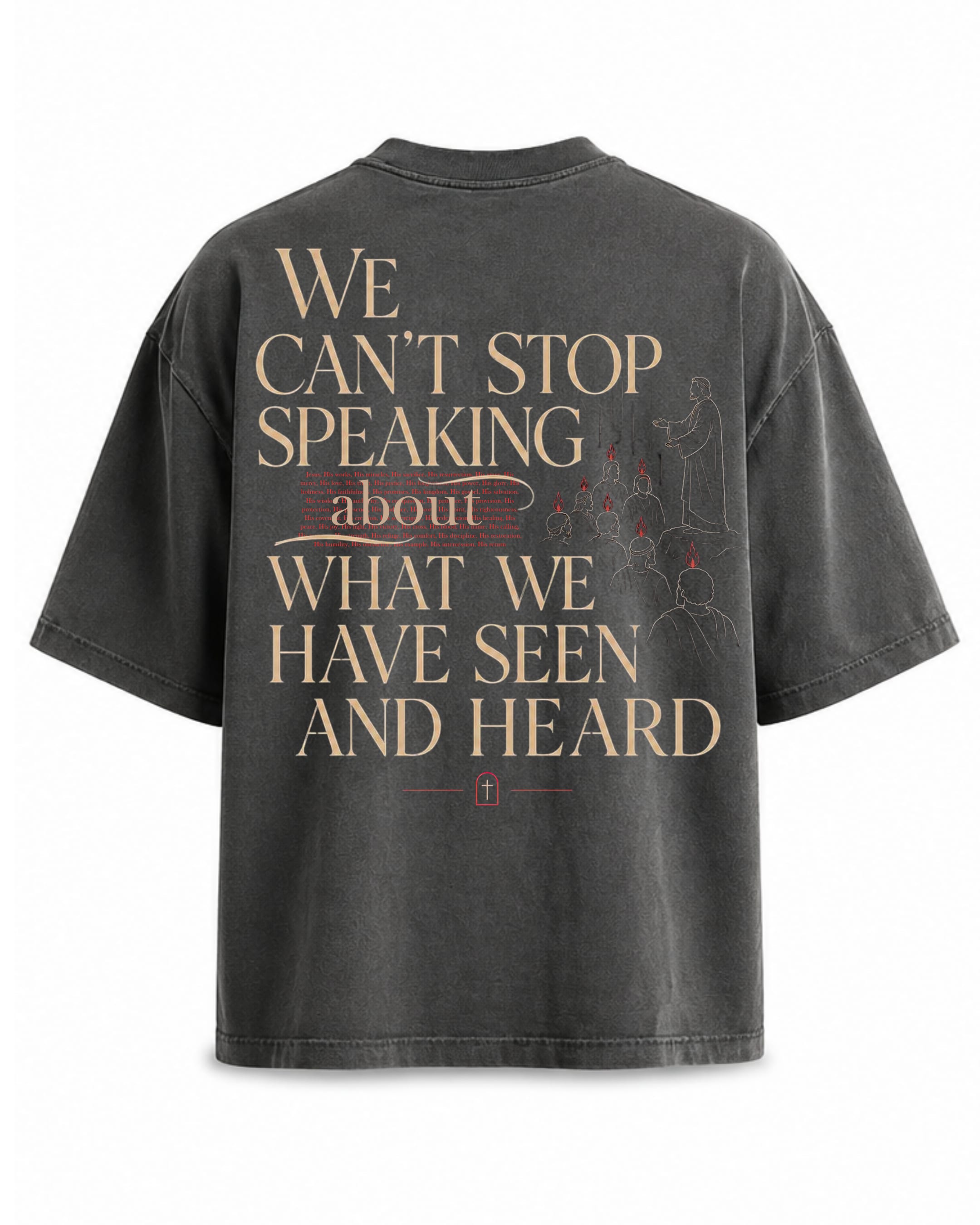 Acts Series Tee, back view