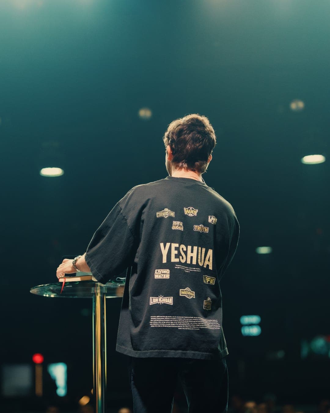 Preaching in the Above Every Name tee, back